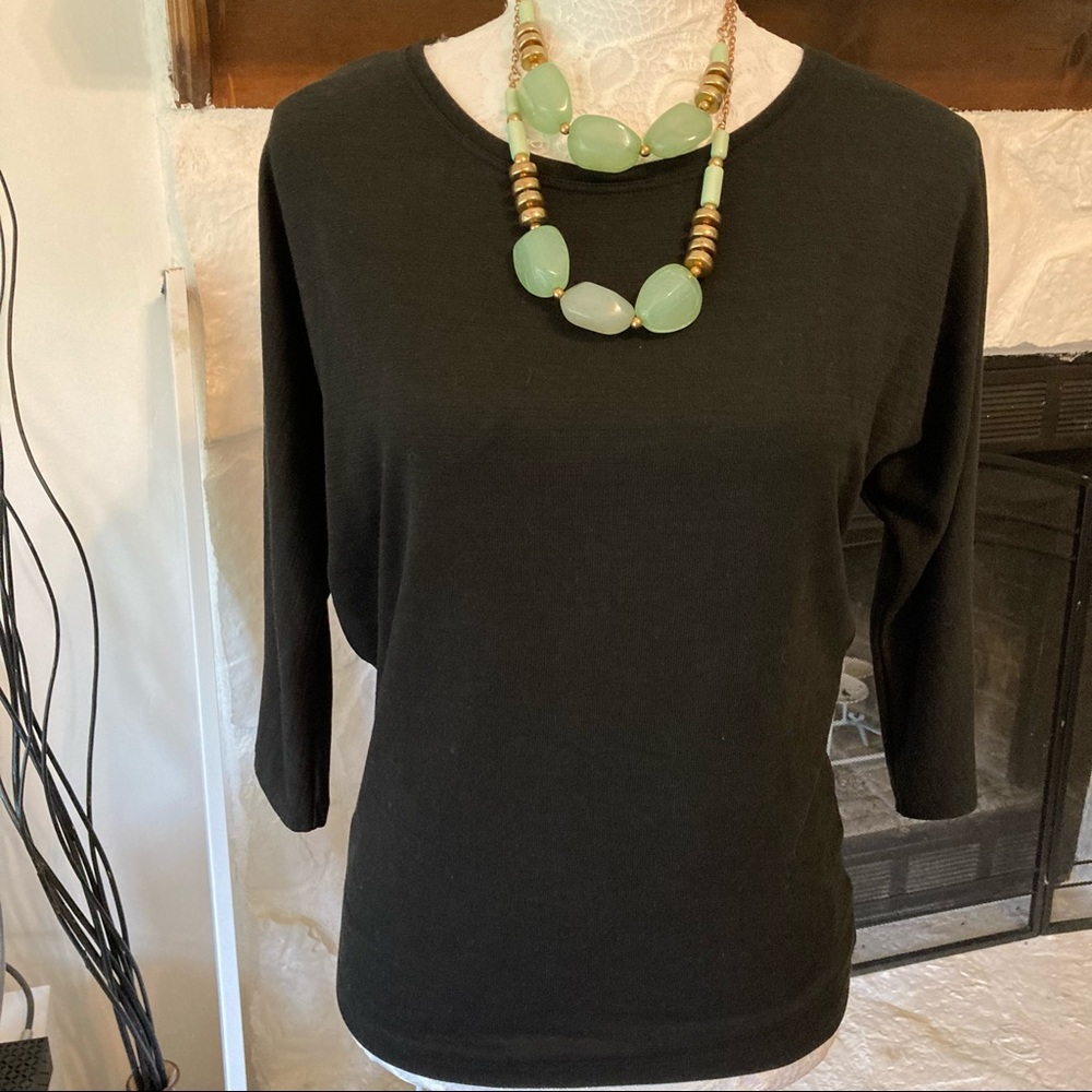 RACHEL ZOE BLACK SWEATER DOLMAN SLEEVES NWT WOMEN’S SIZE XS